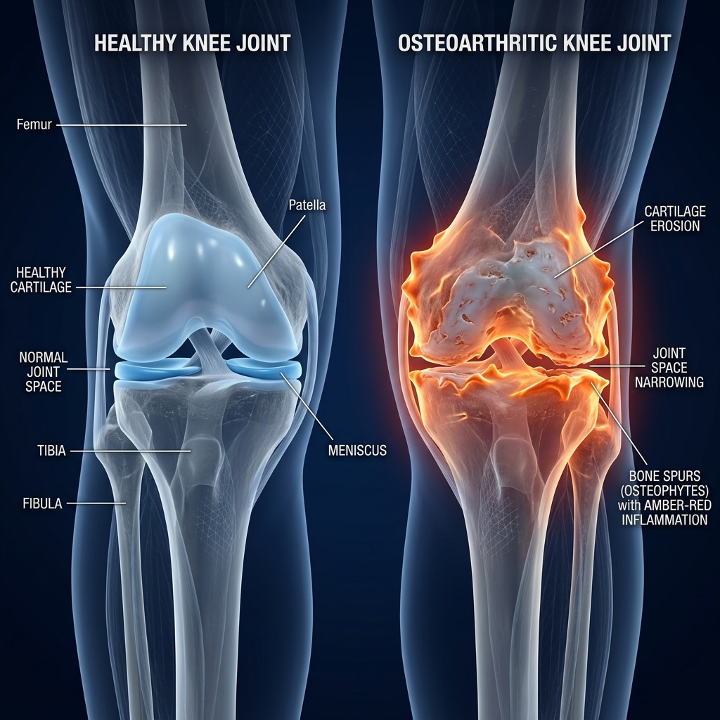 Osteoarthritis: Reversing Joint Degradation, Pain, and Cartilage Thinning